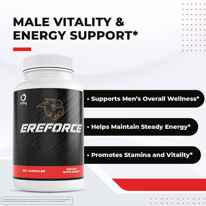 Orby EreForce – Natural Daily Wellness Supplement with L-Citrulline, L-Carnitine & Maca Root – 100% Natural, Non-GMO, GMP Certified, Made in USA – 30 Capsules, 1 Month Supply OrbyBuy Supplements Australia