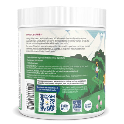 Nordic Naturals Nordic Berries, Cherry Berry - 120 Gummy Berries - Great-Tasting Multivitamin for Ages 2+ - Growth, Development, Optimal Wellness - Non-GMO, Vegetarian - 30 Servings Nordic NaturalsBuy Supplements Australia