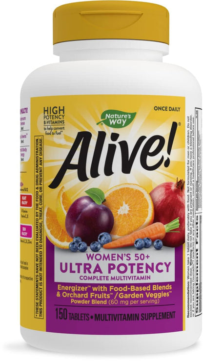 Nature’s Way Alive! Women’s 50+ Ultra Potency Complete Multivitamin Nature's WayBuy Supplements Australia