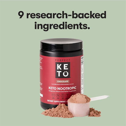 Perfect Keto Nootropic Brain Supplement - Enhance Focus and Energy, Boost Concentrati Perfect KetoBuy Supplements Australia