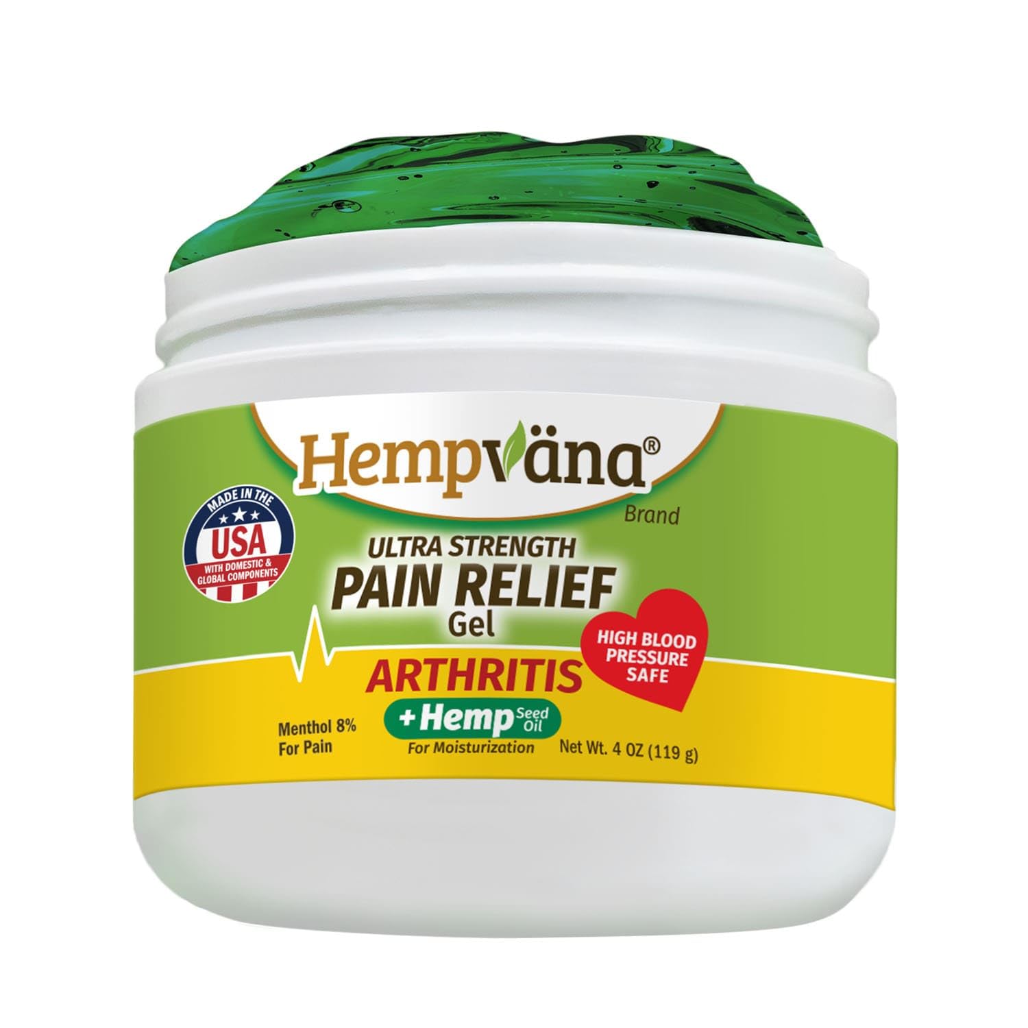 Hempvana Arthritis Pain Relief Gel, Ultra-Strength for Arthritis in Muscles & Joints. Enriched with Hemp Seed Oil, AS SEEN ON TV. Non-Greasy. Targeted Long-Lasting Relief. Works Fast, 3 Oz. HempvanaBuy Supplements Australia