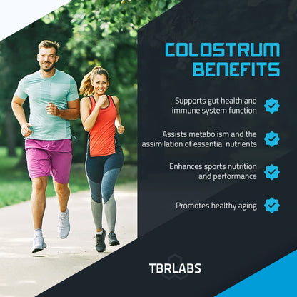 TBR Labs Pure Bovine Colostrum 180 Capsules - Antibiotic and Hormone Free - USA Source TBR LabsBuy Supplements Australia