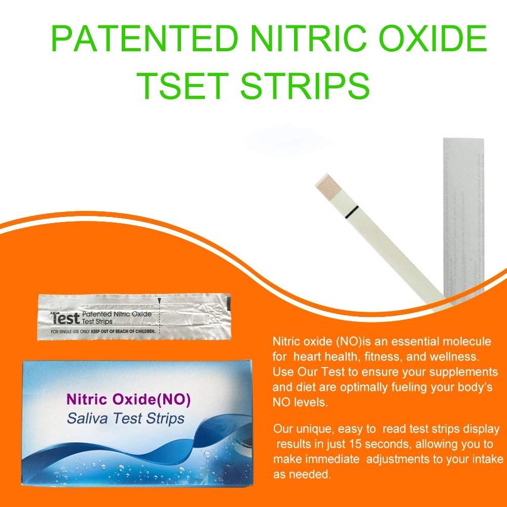 Nitric Oxide Test Strips [25strips]- Nitric Oxide Indicator Strips Work by Measuring The TONNYLABBuy Supplements Australia