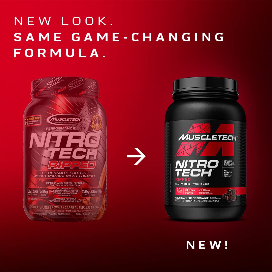 MuscleTech Nitro-Tech Ripped | Lean Whey Protein Powder/Isolate & Platinum Multivitamin MuscleTechBuy Supplements Australia