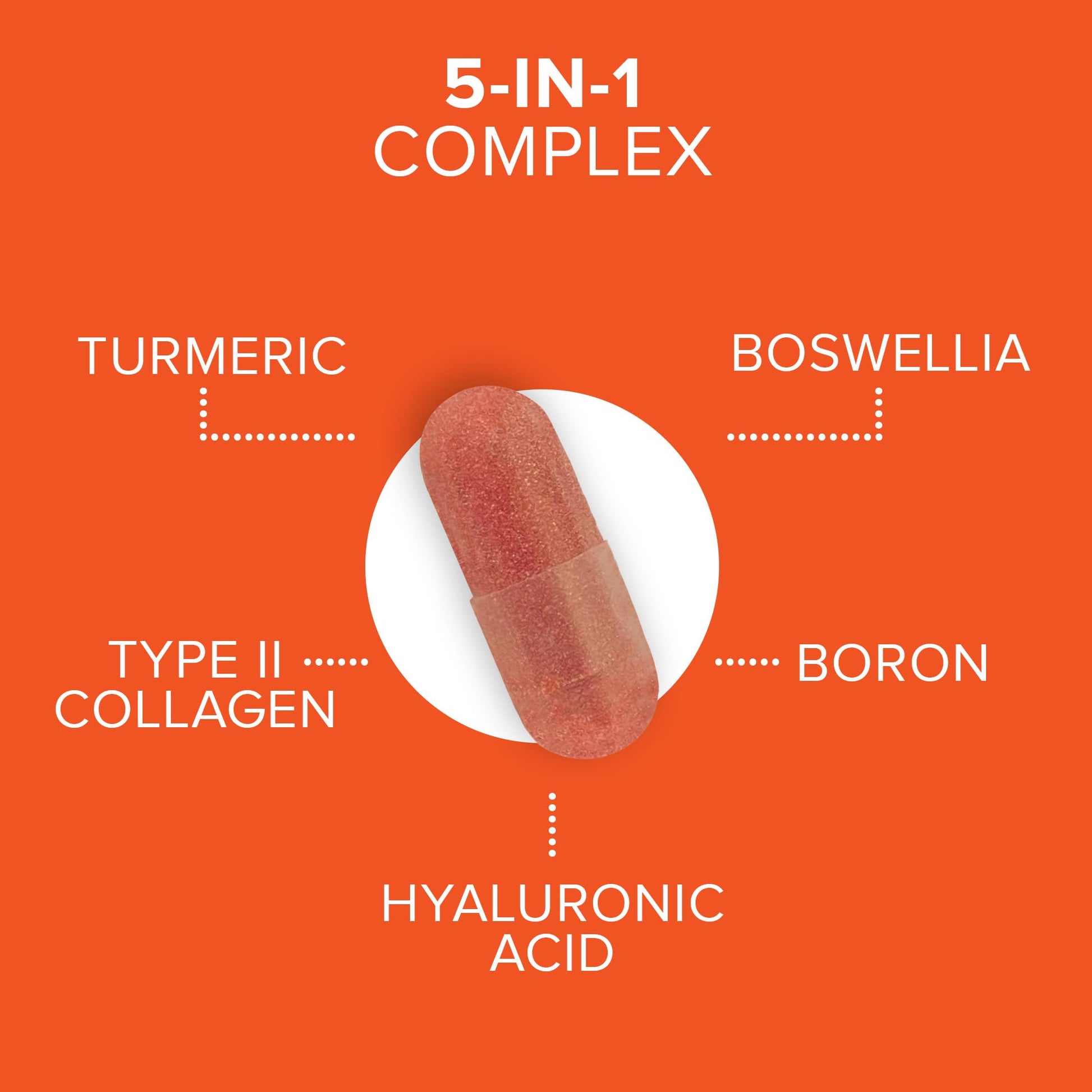 Qunol 5-in-1 Joint Support Supplement, Fast Acting, One Pill Dose, Support Healthy Inflammation Response & Discomfort Caused by Overuse of Joints, Alternative to Glucosamine Chondroitin MSM, 45 Count QunolBuy Supplements Australia