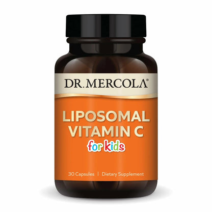 Dr. Mercola Liposomal Vitamin C for Kids - 125 mg Vitamin C - Supports Immune & Brain Function - Liposomal Delivery Dr. Mercola