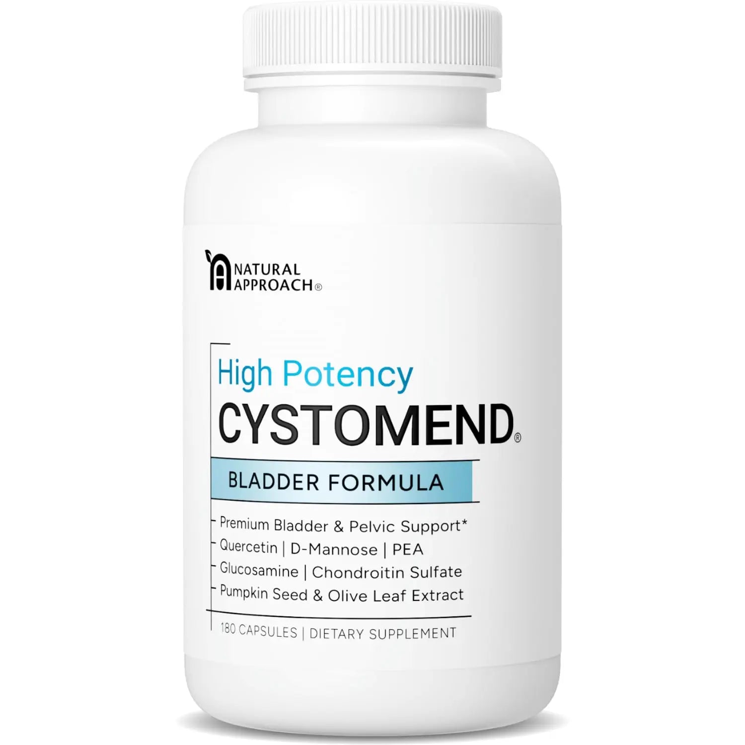 CystoMend Bladder & Pelvic Discomfort Formula (High Potency) - Supports Less Flares & Urgency* - Premium Bladder Support for Women & Men - USA Manufactured & Third-Party Tested - 180 Capsules CystoMendBuy Supplements Australia
