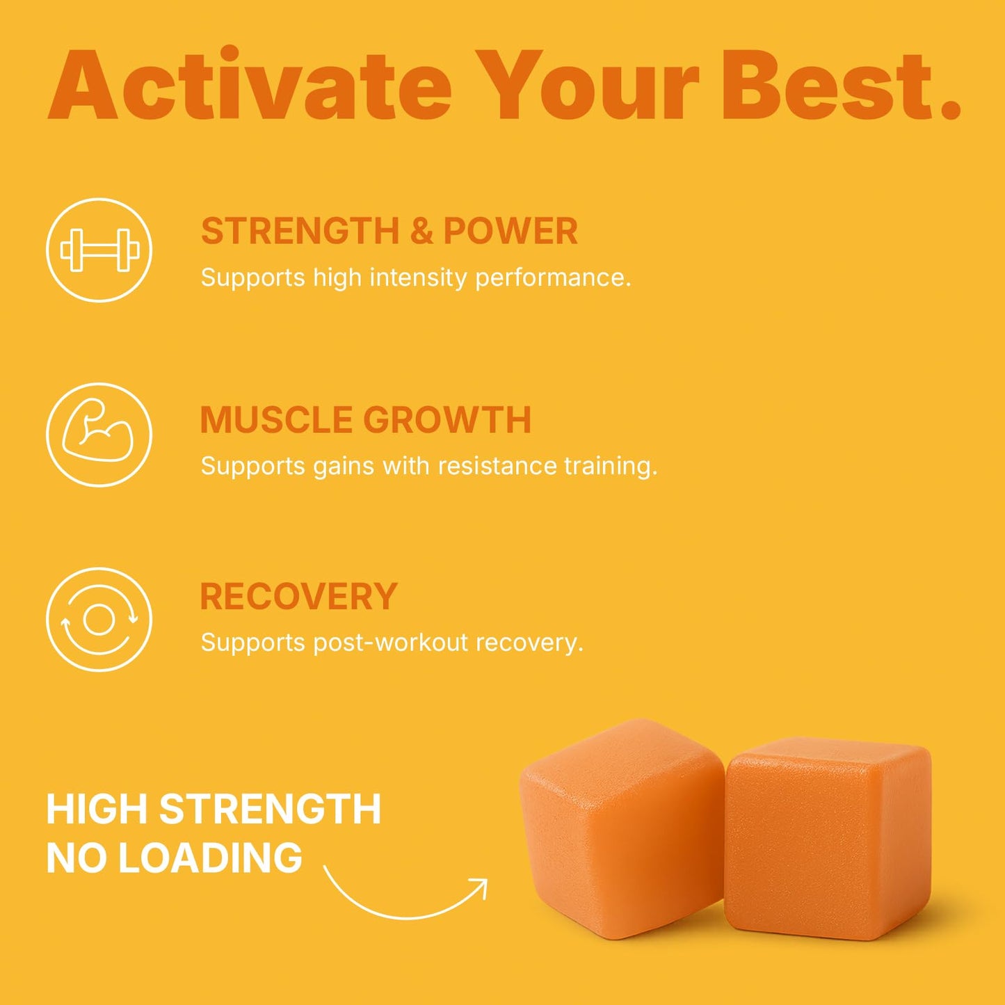 JOHN RAMBO Creatine Monohydrate Gummies – 3600mg Real Creatine Per Serving – Transparent Label, Refreshing Orange Flavor, Lab-Tested Muscle & Strength Supplement JOHN RAMBOBuy Supplements Australia