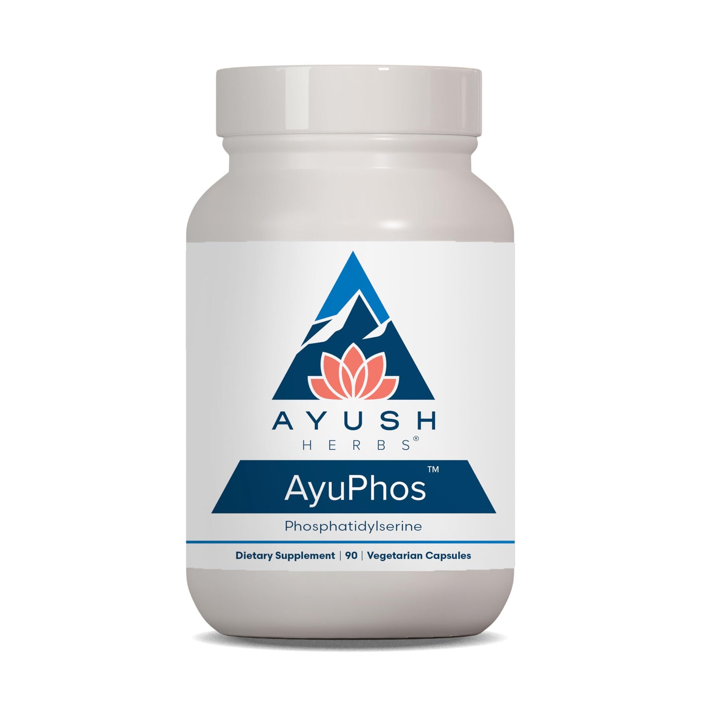 Ayush Herbs AyuPhos - Phosphatidylserine Supplement for Men & Women, Soy-Free Phosphatidyl Serine, Brain, Memory, & Cognitive Support for Adults, 200mg Per Pill - 45 Servings Ayush HerbsBuy Supplements Australia
