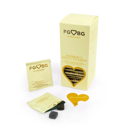FGBG Women’s Multivitamin Gummies | Vegan All in One Formula | Boost Energy, Brain Function| Cruelty-Free | 30-Day Supply FGBG