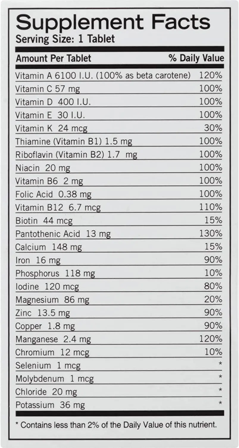 Geritol Complete Tablets 100 Tablets (Pack of 4) Geritol