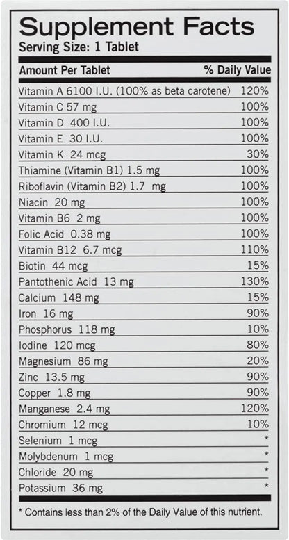 Geritol Complete Tablets 100 Tablets (Pack of 4) Geritol