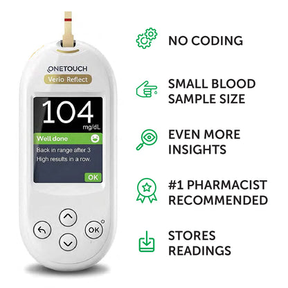 OneTouch Verio Test Strips for Diabetes Value Pack - 180 Count | Diabetic OneTouchBuy Supplements Australia