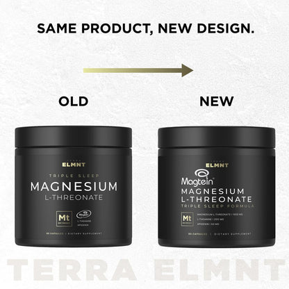 Triple Sleep Magnesium L-Threonate w. Apigenin, Theanine & Magtein Magnesium L Threonate - High Absorption Magnesium Supplement Capsules