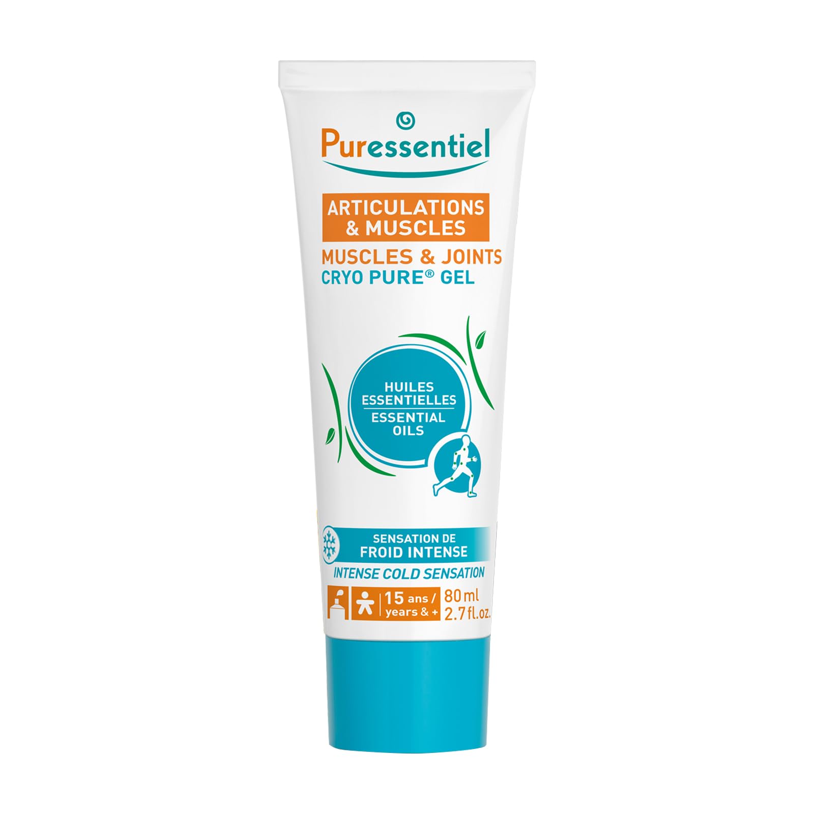 Puressentiel Muscles and Joints Cryo Pure Gel - Intense Cold Effect - Non-Sticky Formula with 14 Calming Essential Oils - Muscle Relaxer - 2.7 oz PuressentielBuy Supplements Australia