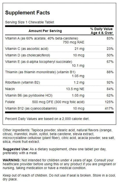 Swanson Child Multi Sugar Free ORNG 120 TABS Swanson