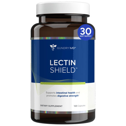 Gundry MD® Lectin Shield, Gut Health and Digestion Supplement, Helps Block Potentially Harmful Lectins, Supports Digestive Comfort