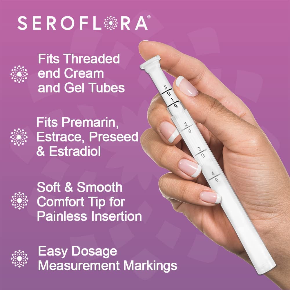 Seroflora Disposable Plastic Vaginal Applicators - Threaded End to Fit OTC Gels, Lubes or Creams Products SEROVERABuy Supplements Australia