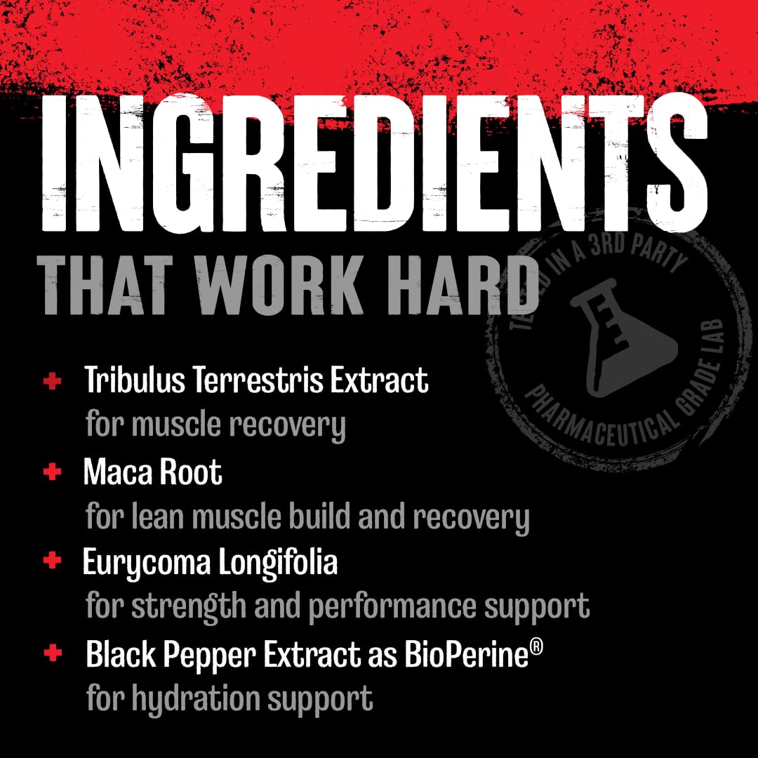 Animal Stak – Complete Natural Hormone Booster Supplement with Tribulus – Natural Testosterone Booster for Athletes – Contains Estrogen Blockers – 1 Month Cycle AnimalBuy Supplements Australia