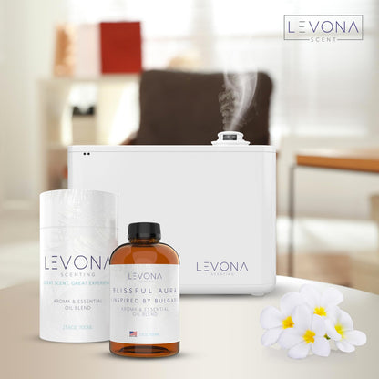 Levona Scent Essential Oils for Diffuser: Blissful Aura with Notes of Amber, Musk & Jasmine LEVONA SCENTBuy Supplements Australia