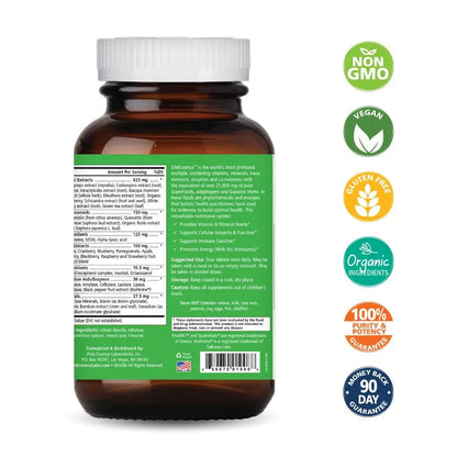 PURE ESSENCE LABS LifeEssence Multivitamin for Women and Men - Natural Herbal Supplement - Vitamin D, Vitamin D3, Vitamin B12 PURE ESSENCE LABS