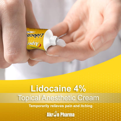 ASPERFLEX™ Lidocaine Pain Relief Cream 4% - Fast-Acting Numbing Cream for Muscle & Joint Pain, Arthritis, Backache, and More - 15G ASPERFLEXBuy Supplements Australia