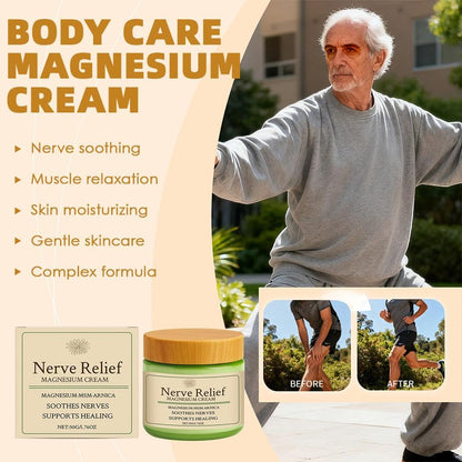 Total Relief Magnesium Cream for Nerve Relief with MSM & Arnica — Soothing Topical Support for Neuropathy & Muscle Relaxation — 2 Pack Value Set (3.52oz Total) GenericBuy Supplements Australia