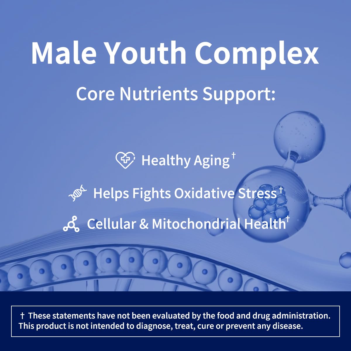 joyable by VitaSol Wellness - Male Youth Complex – Cellular Energy & Healthy Aging Support Supplement with NR, PQQ & Ergothioneine | 60 Capsules joyable by VitaSol WellnessBuy Supplements Australia
