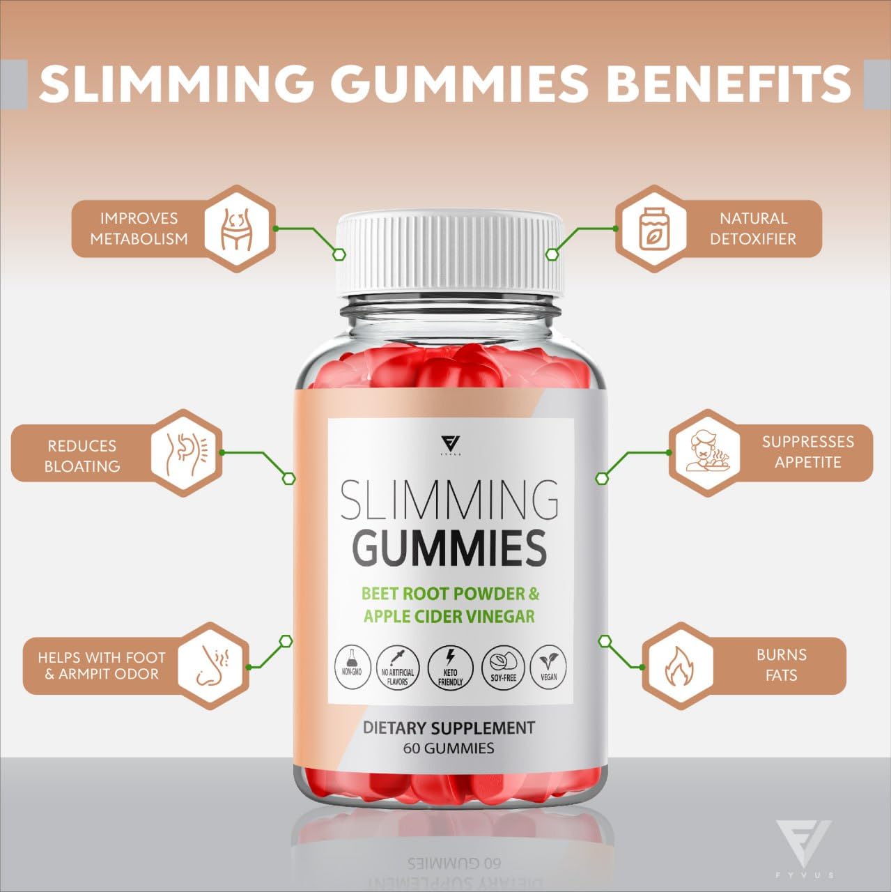 (3 Pack) Slimming Gummies It Works for Weight Loss with Apple Cider Vinegar Itworks Its FyvusBuy Supplements Australia