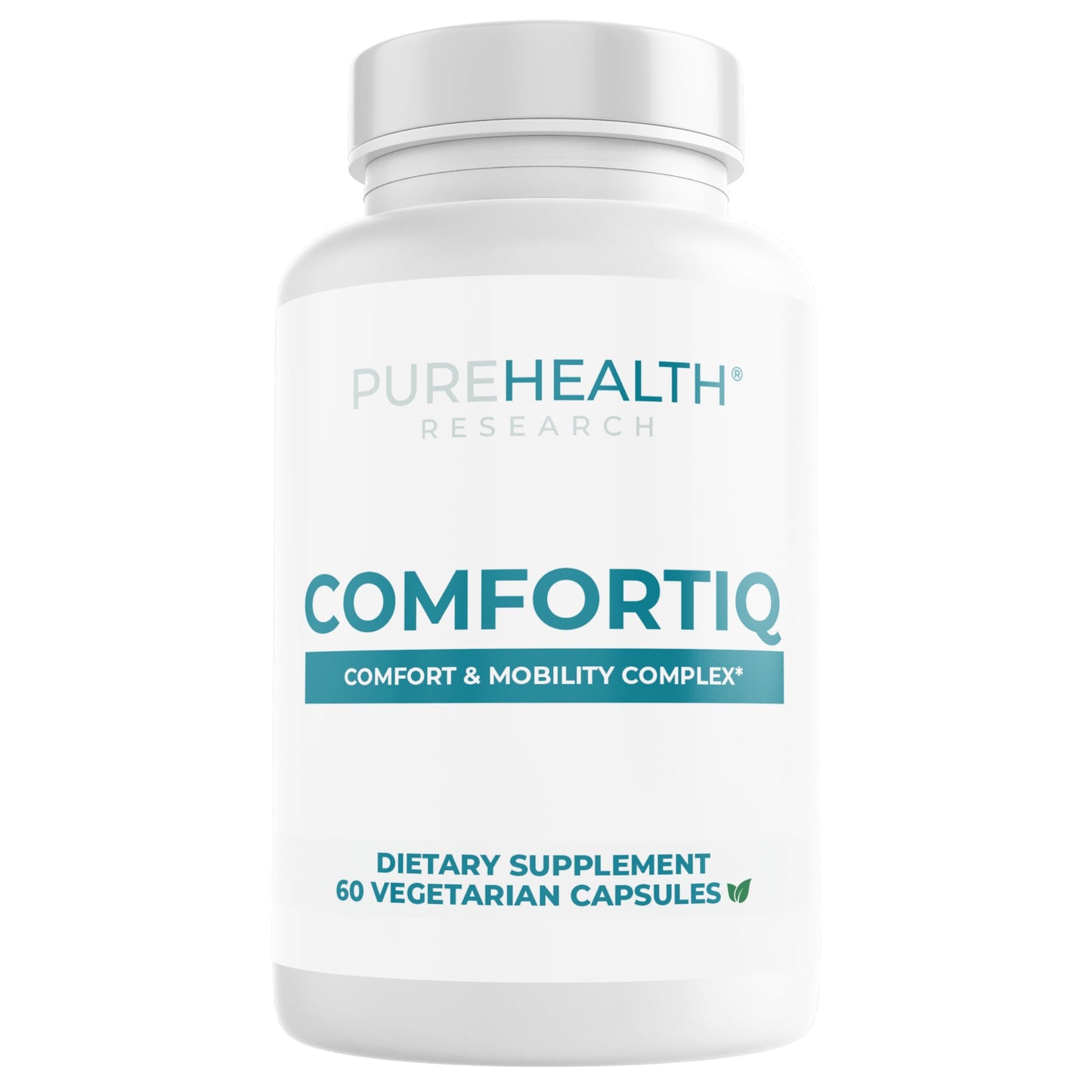 PUREHEALTH RESEARCH Comfortiq - Back Discomfort Supplement - Joint Health Support for Women & Men - with CoQ10, Turmeric, Acetyl L-Carnitine, Boswellia & More - 60 Capsules PUREHEALTH RESEARCHBuy Supplements Australia