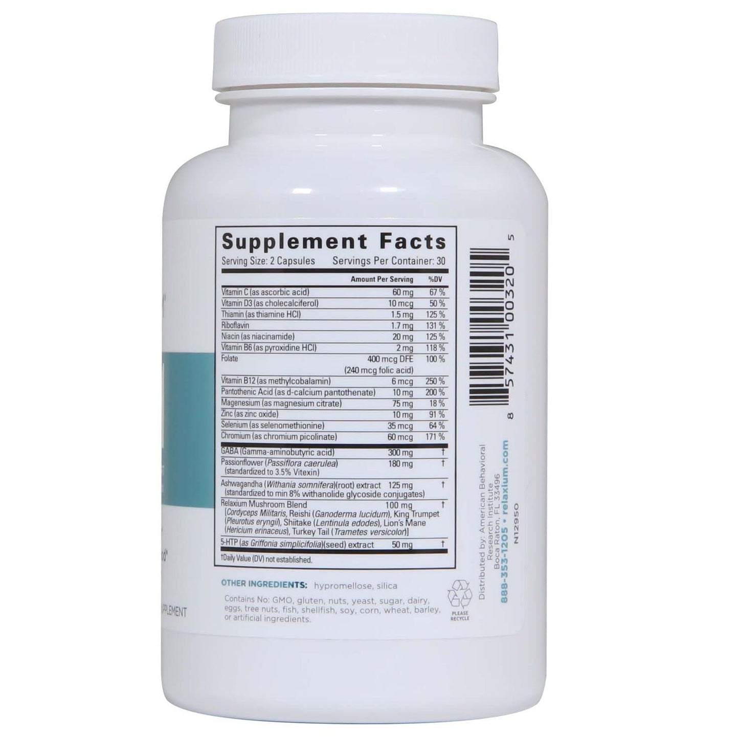Relaxium Calm, Non-Habit Forming, Stress & Mood Support Supplement RelaxiumBuy Supplements Australia