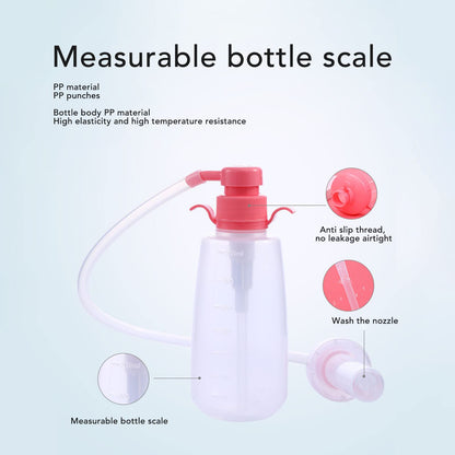 Vaginal Douche Cleaner,350ml Vaginal Cleanser Vaginal Douche Reusable Vaginal Cleansing System BrrnooBuy Supplements Australia
