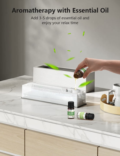Shiawase Oil Diffuser, 200ml Flame Essential Oil Diffuser/Humidifier, Bedrock Fire Air Scent Diffuser ShiawaseBuy Supplements Australia