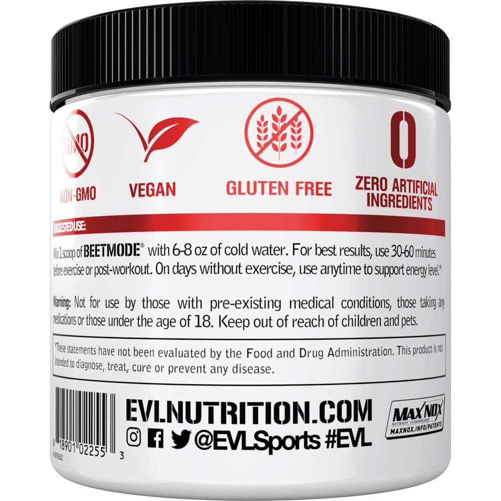 Evlution Nutrition Beet Root Powder Nitric Oxide Booster for Enhanced Energy and Pumps EvlutionBuy Supplements Australia