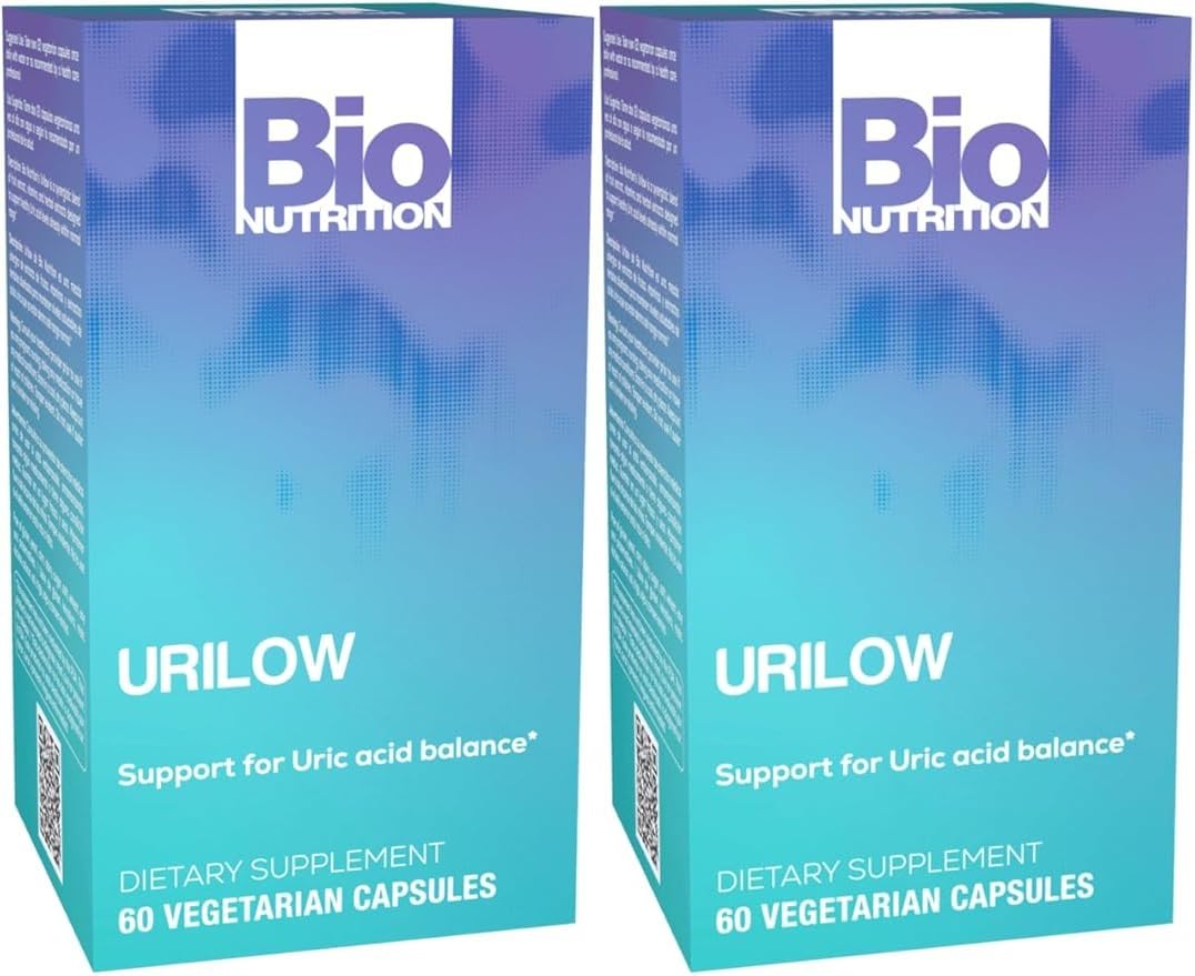 Bio Nutrition 2 Pack Urilow 60 Vegetarian Capsules | Natural Support for Urinary Health | Promotes a Healthy Uric Acid Balance Bio NutritionBuy Supplements Australia