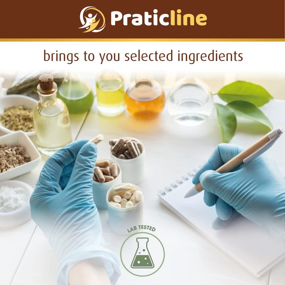 PRATIC LINE Ashwagandha Capsules 3,000 mg - 120 Vegan Cap Made with Organic PRATIC LINEBuy Supplements Australia