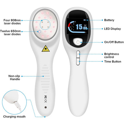 yofalo Cold Laser Human/Vet Device with LED Display Targets Joint and Muscles Directly yofaloBuy Supplements Australia