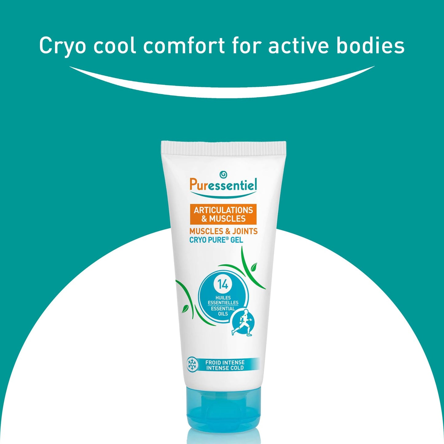 Puressentiel Muscles and Joints Cryo Pure Gel - Intense Cold Effect - Non-Sticky Formula with 14 Calming Essential Oils - Muscle Relaxer - 2.7 oz PuressentielBuy Supplements Australia