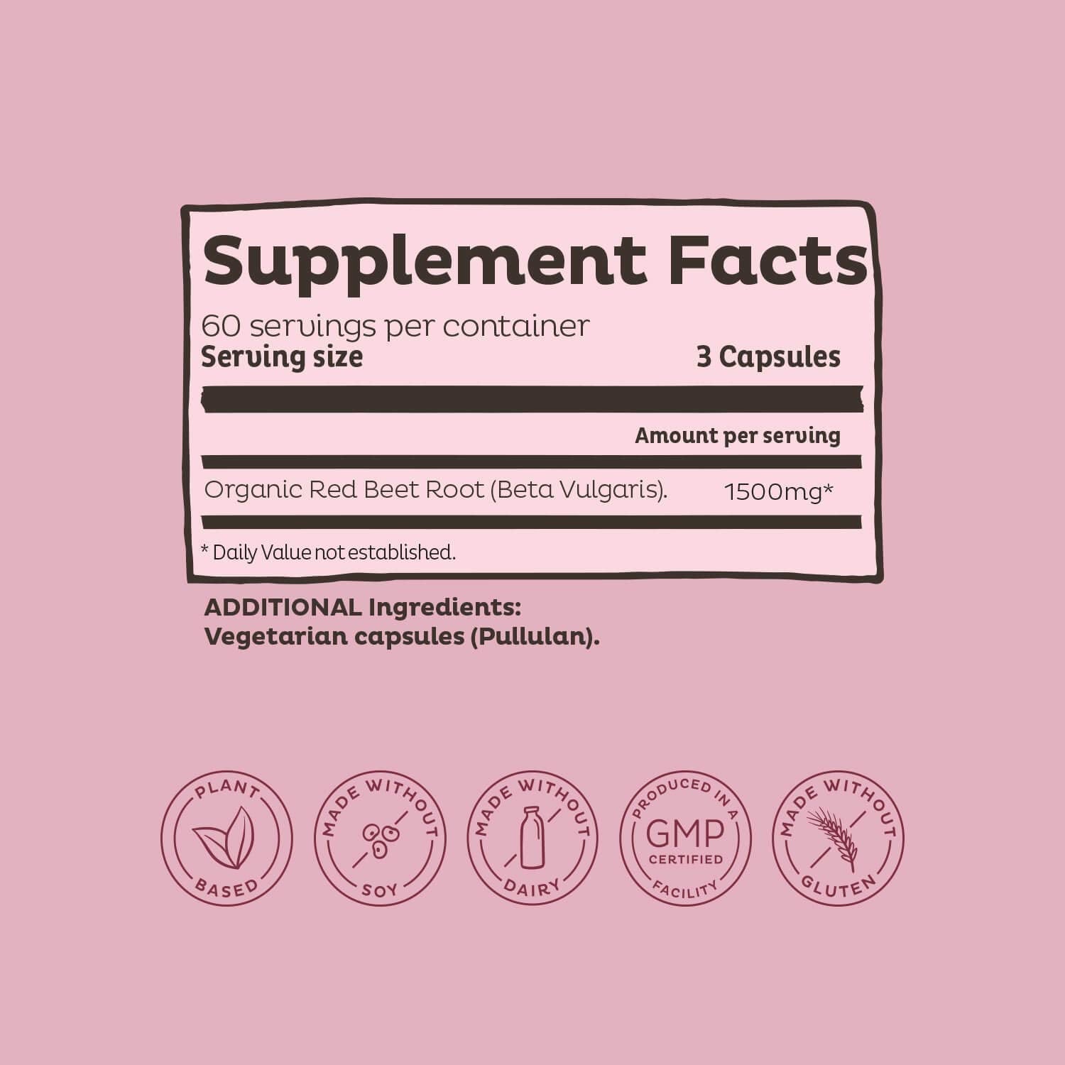 KOS Organic Beet Root Powder + Organic Beet Root Capsules Bundle