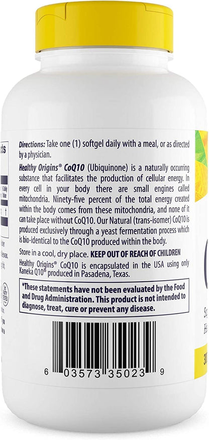 Healthy Origins CoQ10 (Kaneka Q10), 300 mg - Heart Health & Energy Supplement Healthy OriginsBuy Supplements Australia