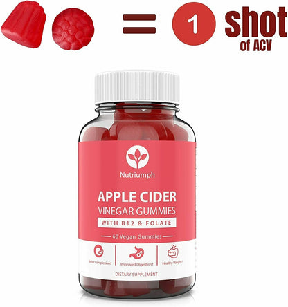Nutriumph Apple Cider Vinegar Gummies with The Mother Vegan – Weight Loss, Detox NutriumphBuy Supplements Australia