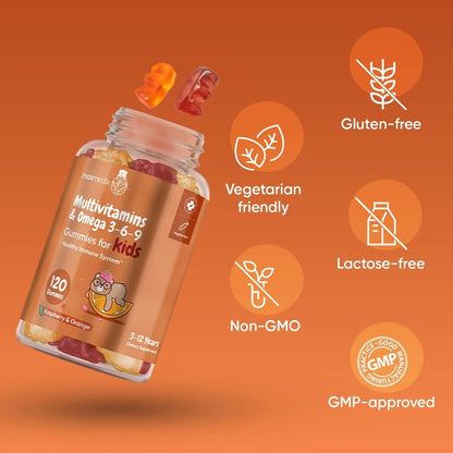 maxmedix Kids Multivitamin Gummies with Omega 3 6 9 | 2-Month Supply | 20 Essential Kids Vitamins & Minerals for Healthy Immune System | maxmedixBuy Supplements Australia