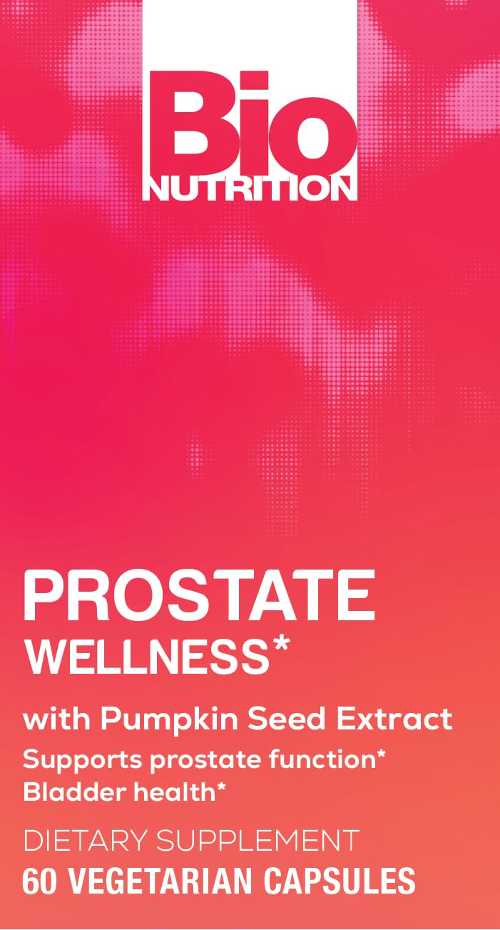 Bio Nutrition Prostate Wellness with Pumpkin Seed Extract 60 Capsules Bio NutritionBuy Supplements Australia
