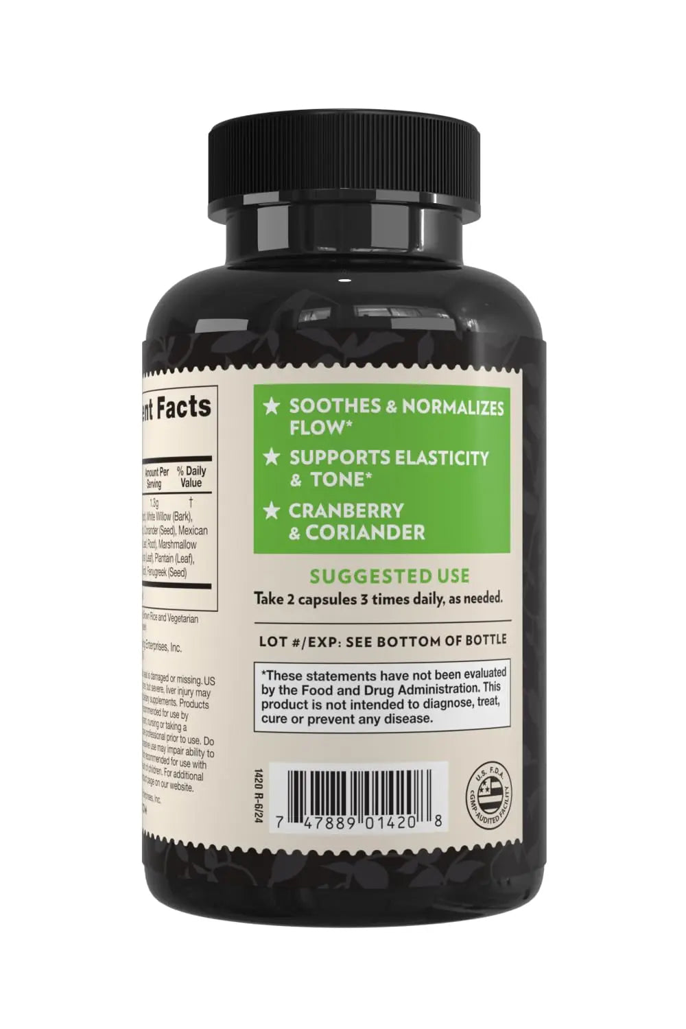 Crystal Star Bladder Support (60 Capsules) – Herbal Supplement for Healthy Bladder Function - Cranberry, Dandelion & Fenugreek - Helps Overactive Bladder and Incontinence - Non-GMO Crystal StarBuy Supplements Australia