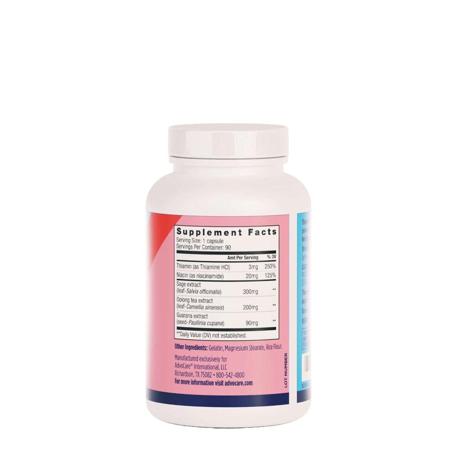 AdvoCare ThermoPlus Vitamin & Herbal Dietary Supplement - Supports Healthy Metabolism* - Contains Thiamine, Sage Extract & Oolong Tea Extract - 90 Capsules AdvoCareBuy Supplements Australia