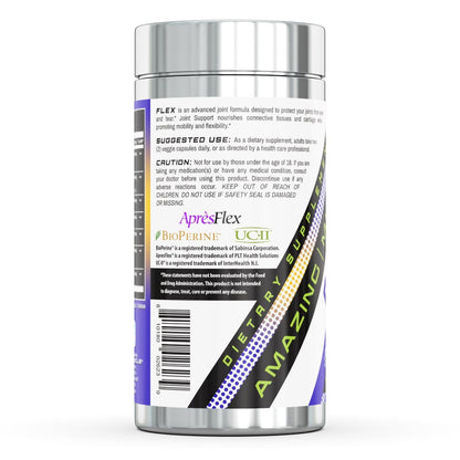 Amazing Muscle Flex Advanced Formula Supplement | Contains: Turmeric Extract, BioPerine, White Willow & More | Vegetarian Capsules | Non-GMO | Gluten-Free | Made in USA (1 Pack | 60 Count) Amazing MuscleBuy Supplements Australia