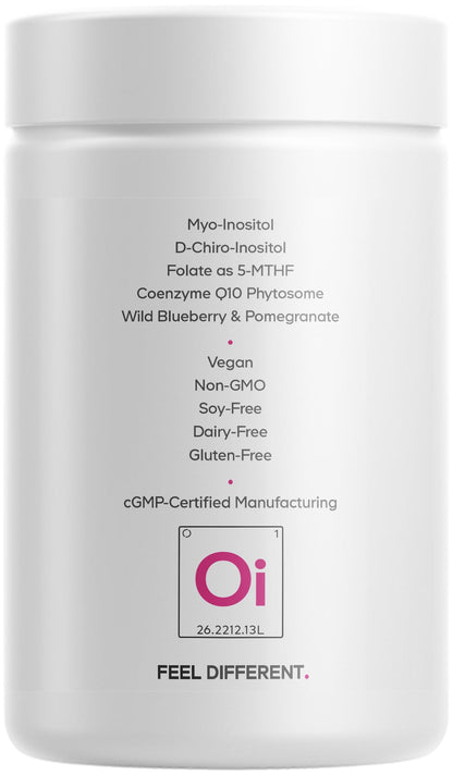 Codeage Liposomal Ovarian Inositol+ Supplement - Myo-Inositol & D-Chiro-Inositol 40:1 Blend, Folate 5-MTHF, CoQ10, Pomegranate & Wild Blueberry, Liposomal Delivery, Non-GMO, Gluten-Free - 120 Capsules CodeageBuy Supplements Australia