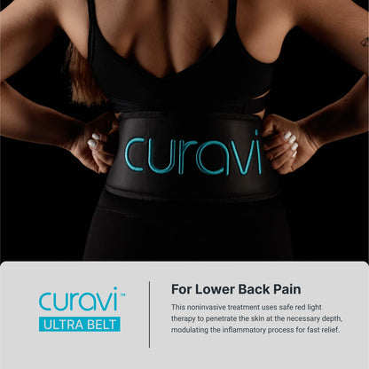 CURAVI Ultra™ Wearable Red Light Therapy Belt for Lower Back Pain Relief - 84 Diodes - Non-Invasive CURAVIBuy Supplements Australia