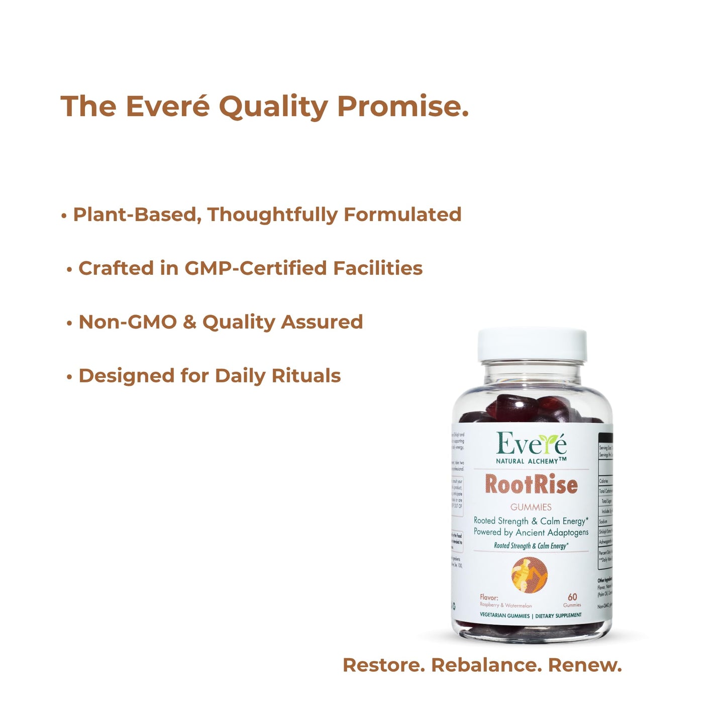 The EverÉ Natural Alchemy Evere RootRise Gummies - Shilajit + Ashwagandha Gummies The EverÉ Natural AlchemyBuy Supplements Australia