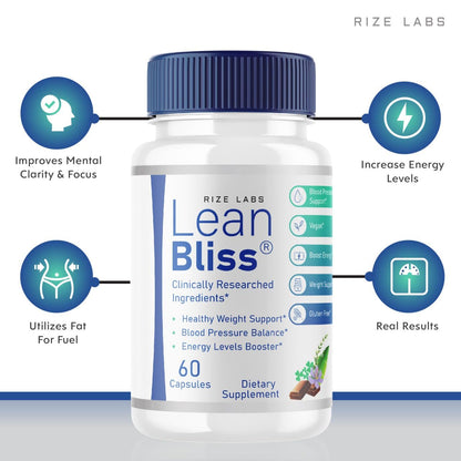 (3 Pack) Lean Bliss Weight Loss Pills, Lean Bliss Fat Burning Formula, LeanBliss Advanced rize labsBuy Supplements Australia
